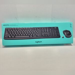 LOGITECH MK270 FULL-SIZE WIRELESS COMBO 2.4GHZ KEYBOARD AND MOUSE SEALED